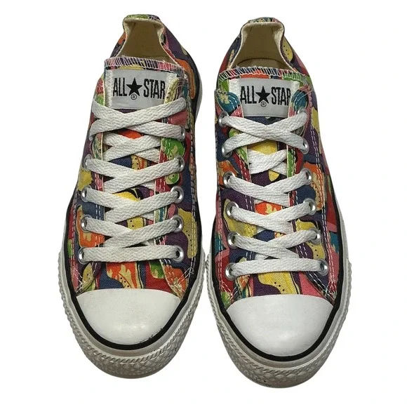 Converse Chuck Taylor All Star Boots Print Sneakers Women's 6.5 Y2K Casual‎ CTAS - Picture 2 of 8